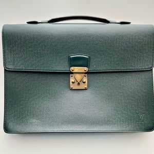 Louis Vuitton Briefcase Hunter Green